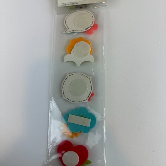 *NEW* Lot of 4 Floral Stickers & Embellishments - Picture 9 of 9